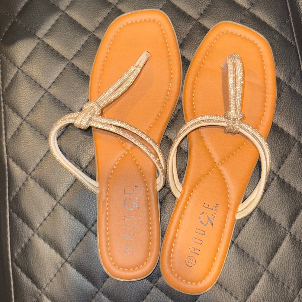 Sparkling Silver Sandals